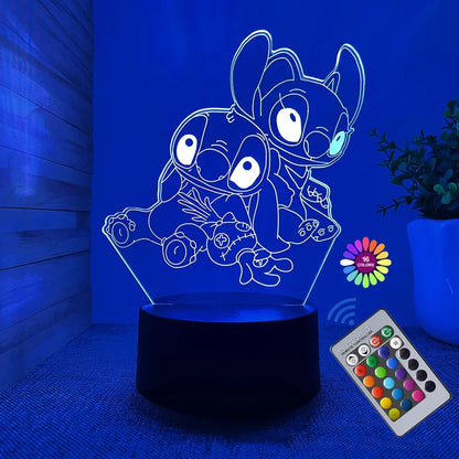 3D Illusion Stitch Night Light