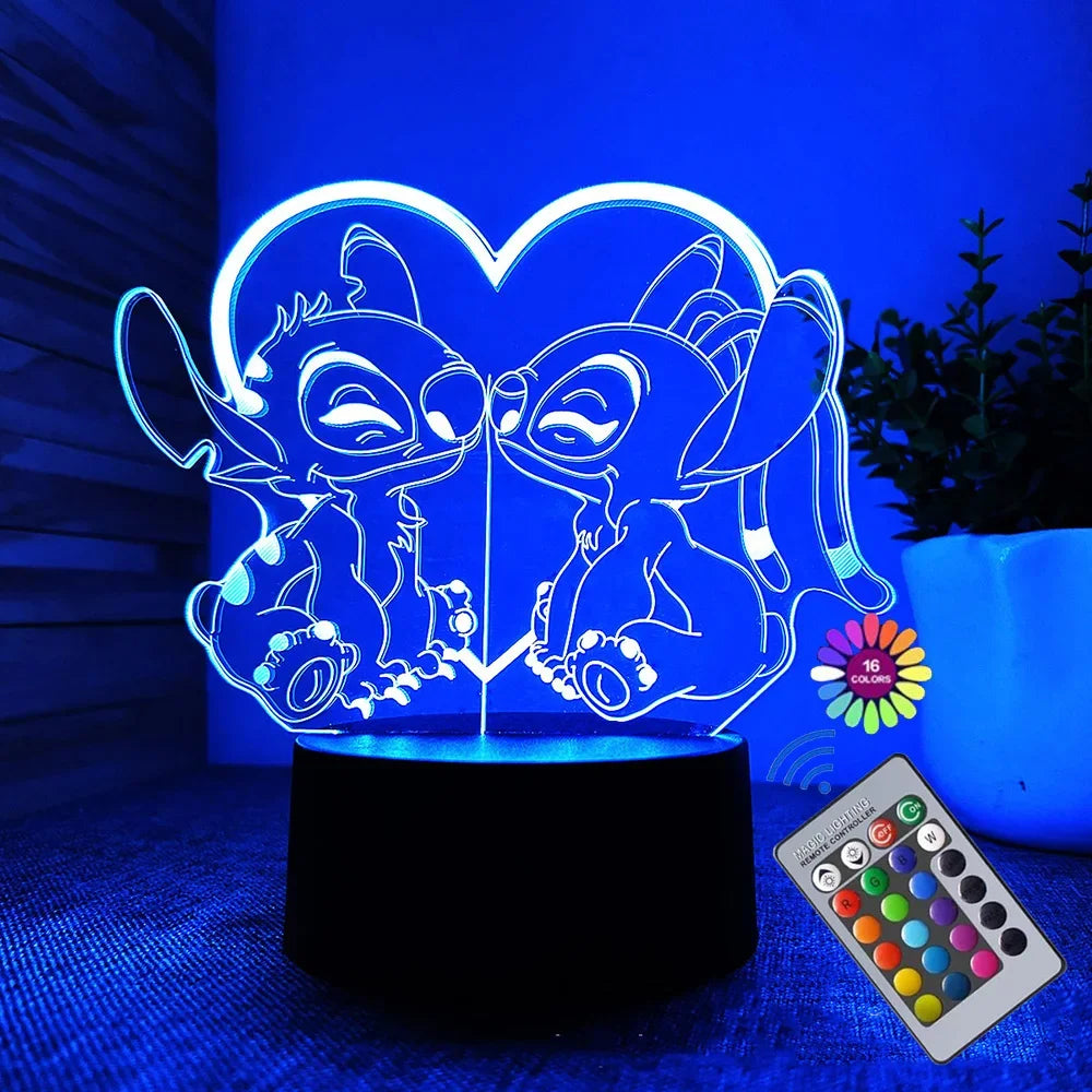 3D Illusion Stitch Night Light