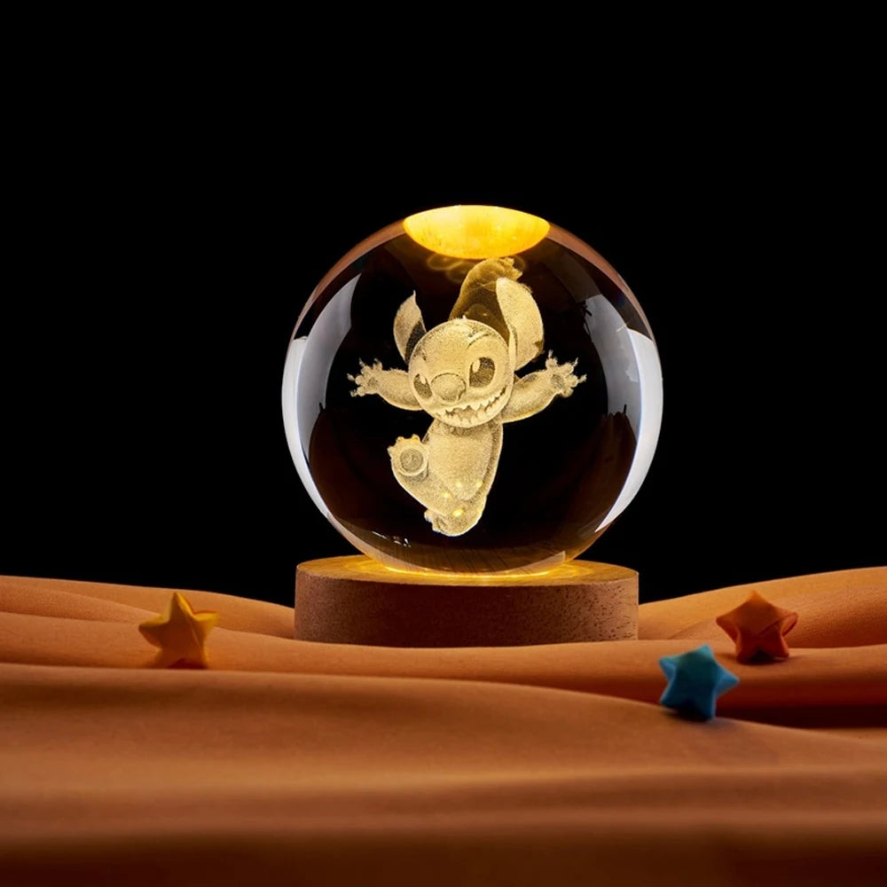 Stitch 3D Crystal ball