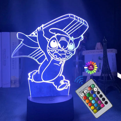 3D Illusion Stitch Night Light