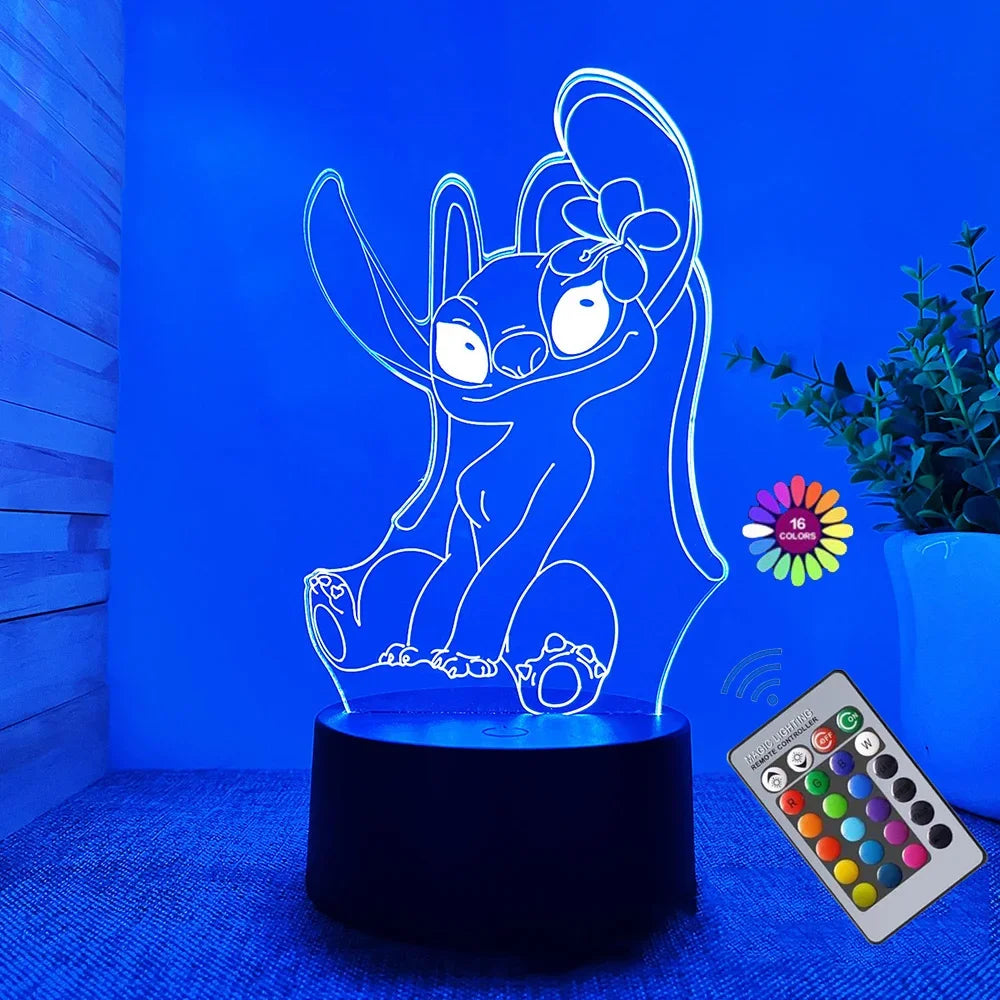 3D Illusion Stitch Night Light