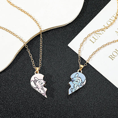 Angel & Stitch Necklace